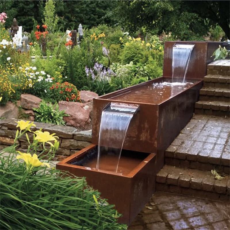 <h3>European Style Water Fountains & Yard Update - So Much Better </h3>
